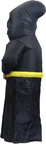 Vista 4 de IHGYT Disfraz inflable de mago de calabaza, disfraz de paseo, traje inflable para fiesta, Halloween y Navidad, cosplay, tamaño adulto