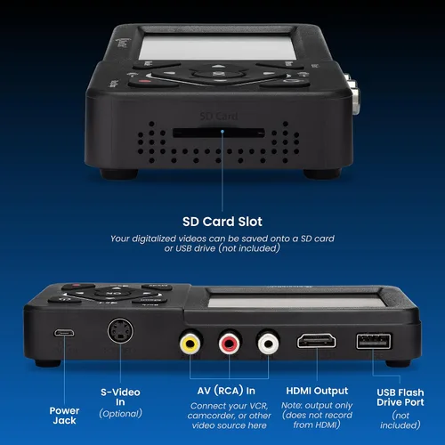 Vista 5 de ClearClick Convertidor de video a digital 2.0 (segunda generación) - Graba video de VCR, cintas VHS, AV, RCA, Hi8, videocámara, DVD, sistemas