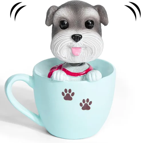 Vista 16 de Bobble Head - Perros para tablero de instrumentos de automóvil, lindas cabezas temblorosas, decoración de automóvil para cachorros (Chihuahua)