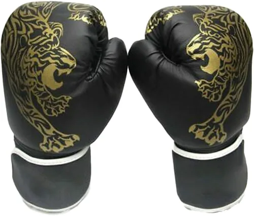 Vista 2 de Guantes de boxeo para adultos, guantes de entrenamiento para boxeo y kickboxing (color)