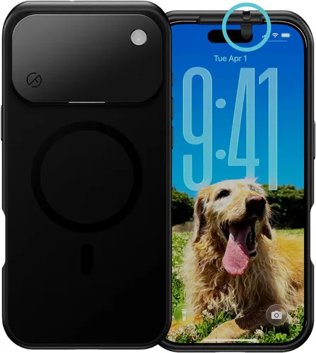 Vista 19 de Funda Spy-Fy para iPhone 11 con cubiertas para cámara delantera y trasera Protege tu privacidad A prueba de caídas desde 6 pies 15,49 cm