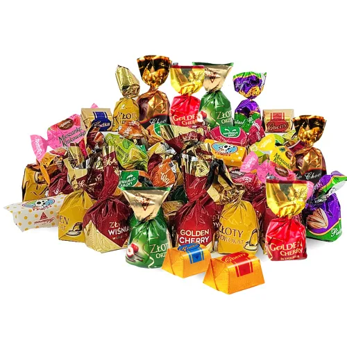 Vista 3 de SECRETS OF SIBERIA - EXCLUSIVO Polonia Surtido Party Mix Candies – Caja Variedad de Famosas Obleas de Chocolate Polaco Caramelo y Jelly Candy Mix