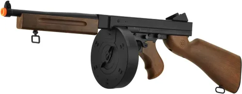 Vista 2 de D98 M1A1 WW2 SMG AEG Pistola de Airsoft (madera sintética)