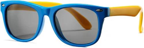 Vista 14 de Lentes de sol polarizados de goma elastómero termoplástico (TPEE) flexible, para niñas y niños de 3 a 9 años