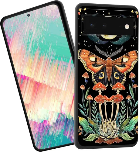 Vista 56 de Funda delgada para Google Pixel 4 XL, funda delgada de silicona de TPU suave a prueba de golpes para Google Pixel 4 XL, cruz negra