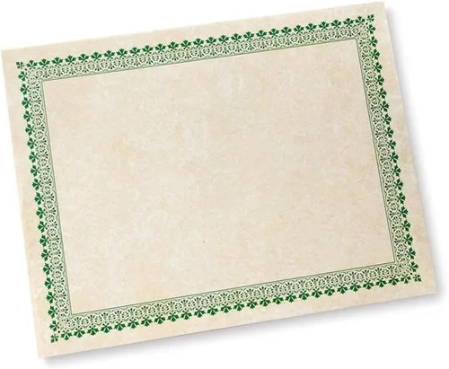 Vista 17 de Gartner Studios Papel de Certificado con Estrellas Abstractas en Lámina, Papelería Personalizada, Estampado en Lámina, 8.5" x 11", 15 Hojas