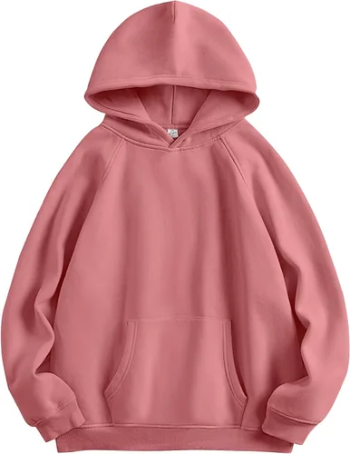 Vista 134 de ANRABESS - Sudaderas con capucha para mujer, sobre talla, de vellón de manga larga, modelo de 2024, para otoño