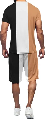 Vista 2 de gIMLy Conjunto Deportivo para hombre, ropa para hombre de moda 2023 de los años 80, traje deportivo para hombre