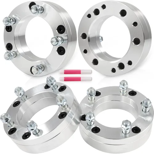 Vista 310 de SCITOO Espaciadores de rueda de 1.5 pulgadas, orificio 4x4 con adaptadores de pernos de 1/2 de 2.441 in para ClubCar Precedent para Adward 2 para EZ