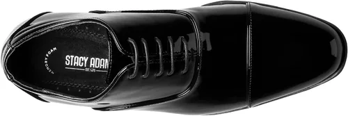 Vista 5 de Stacy Adams Gala Oxford para hombre Charol negro