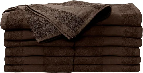 Vista 15 de ForPro Professional Collection Toallas prémium Bleach Tough para salón, color negro, 100% algodón, a prueba de blanqueador, resistentes a