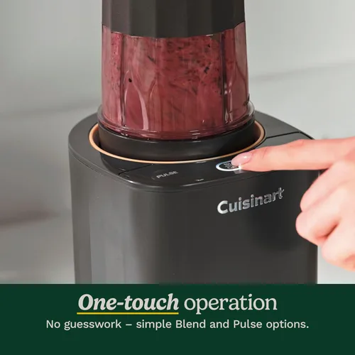 Vista 4 de Cuisinart Soho™ - Batidora personal, Negra, CPB-7BK