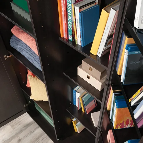 Vista 8 de Sauder HomePlus - Armario de almacenamiento/ gabinetes de despensa, acabado de roble Dakota