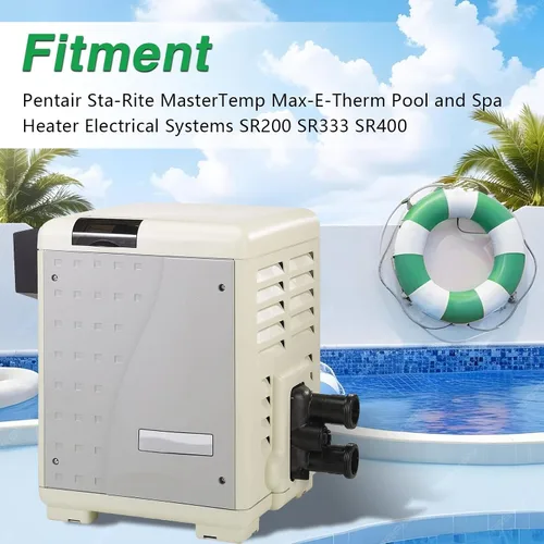 Vista 2 de El kit de reparación de calentador de piscina incluye sensor de combustión apilable, interruptor de límite alto y termistor de calentador compatible