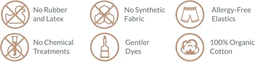Vista 8 de Cottonique Leggings hipoalergénicos de capa base térmica para mujer, hechos de 100% algodón orgánico