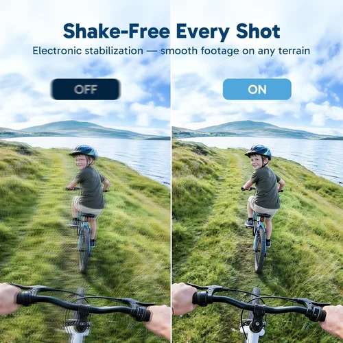 Vista 5 de Videocámara sumergible DV con wifi AAKASO EK7000 4K Action Camera Sports.