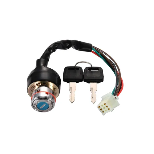 Vista 8 de WOOSTAR Interruptor de llave de encendido de 2 cables, interruptor de encendido de 2 posiciones, reemplazo para 50 cc, 70 cc, 90 cc, 110 cc, 125 cc