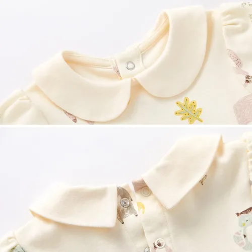 Vista 4 de pureborn Vestido de bebé niña 0-24 meses
