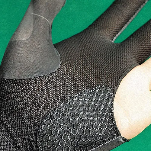 Vista 3 de Guantes deportivos de 3 dedos, 7.1 x 3.6 pulgadas, antideslizantes, transpirables, reducen la fricción, tiradores de mano izquierda, guantes Gris