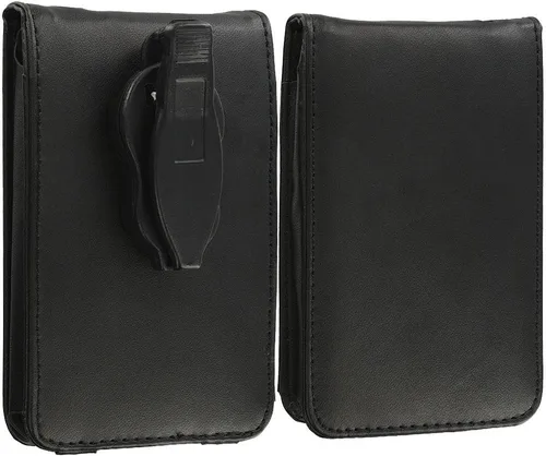 Vista 5 de Funda de piel sintética negra para Apple iPod Classic 5ª y 6ª