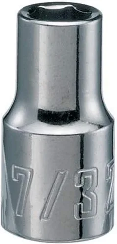 Vista 10 de Llave poco profunda CRAFTSMAN, SAE, accionamiento de 1/4 de pulgada, 1/2 de pulgada, 6 puntas (CMMT43499)