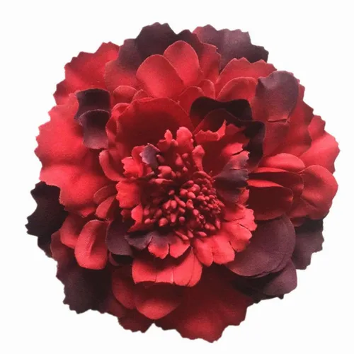 Vista 11 de Pinza para el pelo de flor de peonía bohemia, azul, accesorios para el cabello, mujer