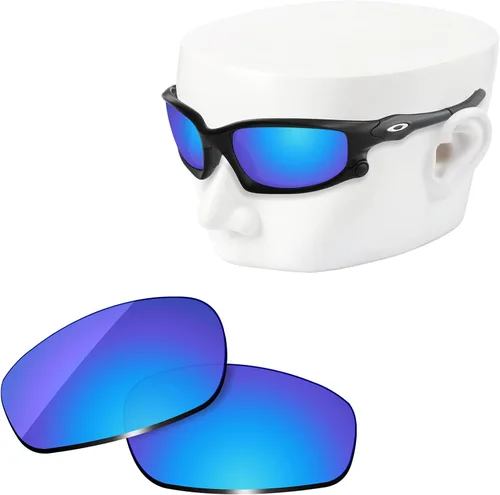 Vista 2 de OOWLIT Lentes de repuesto compatibles con Oakley Split Jacket Sunglass