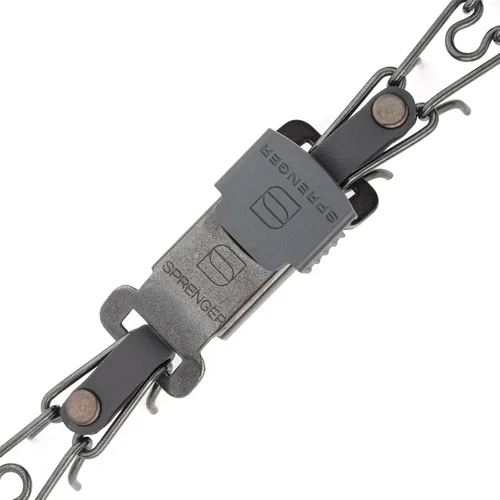 Vista 4 de Collar para Perro Herm Sprenger de Acero Inoxidable Negro con Hebilla de Liberación Rápida ClicLock y Inserción de Biothane Collar de Entrenamiento