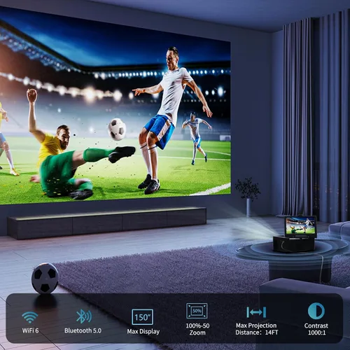 Vista 6 de Pequeño Smart TV, mini TV con pantalla táctil de 7 pulgadas, aplicaciones integradas, compatible con SD, WiFi, Bluetooth, USB, entrada HDMI, TV