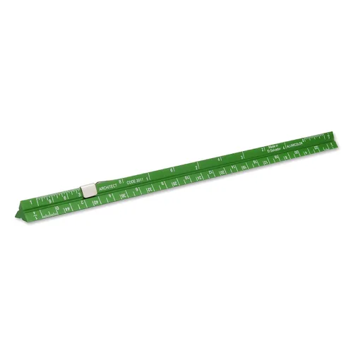 Vista 46 de Alumicolor Regla Métrica de Bolsillo para Arquitecto de Aluminio, 15CM, Negro