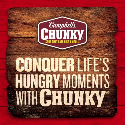 Vista 8 de Sopa Campbell's Chunky, Sopa Cremosa de Pollo con Fideos, Lata de 18.8 Oz