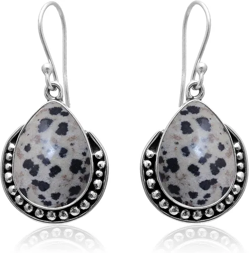 Vista 24 de Veracity Jewelry - Aretes de plata de ley con piedras preciosas para mujeres y niñas, regalo para su cumpleaños, aniversario, esposa, mamá, novia