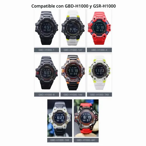 Vista 3 de Cable cargador para Casio G-Shock G-Squad GBD-H1000 (no GBD-H100) y GSR-H1000