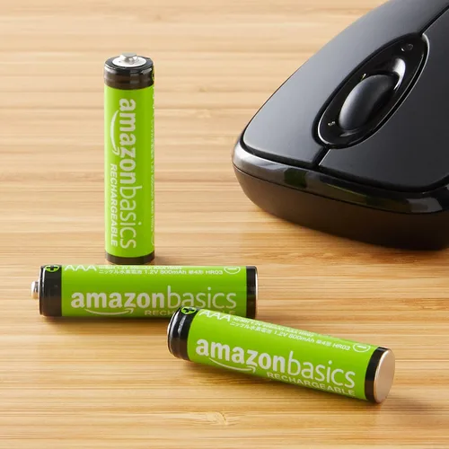Vista 8 de Amazon Basics - Paquete de 12 pilas recargables AAA de 800 mAh con juego de cargador de batería rápido de 4 horas, protección de sobrecarga