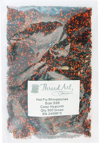 Vista 8 de Threadart Diamantes de imitación de fijación caliente a granel citrino - SS6 (0.079 in) - 72000 piedras - 500 unidades brutas a granel
