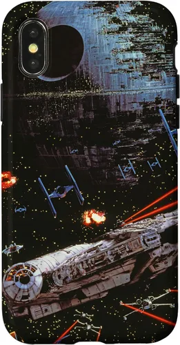 Vista 5 de Star Wars Return of the Jedi Death Star II Battle - Carcasa negra para iPhone 17