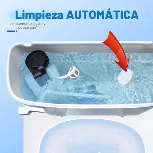 Vista 5 de Vacplus Tabletas Limpiadoras de Taza de Inodoro PAQUETE DE 20, Limpiadores Automáticos con Blanqueador, Limpiadores de Tanque de Inodoro
