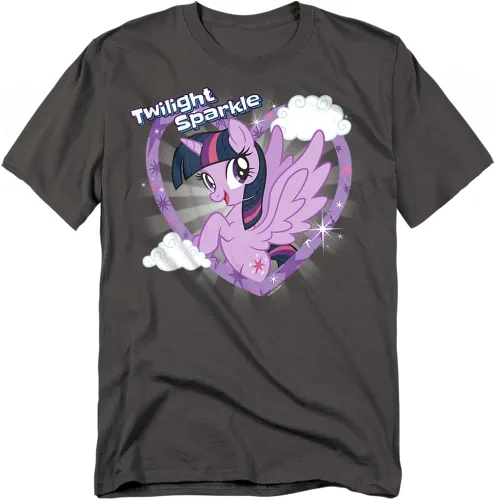 Vista 11 de Popfunk Camiseta y calcomanías clásicas de My Little Pony: Friendship is Magic Twilight Sparkle A. Púrpura