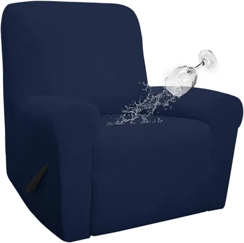 Vista 37 de Easy-Going - Funda 100 % impermeable doble para sofá reclinable, diseño jacquard, en 1 pieza, a prueba de derrames, para niños, mascotas, perros