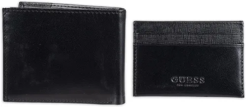 Vista 3 de GUESS Juego de cartera RFID para hombre con plegable delgado y tarjetero