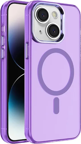 Vista 56 de S. Tedazo Funda magnética para iPhone 7/8 Plus (5.5 pulgadas) compatible con MagSafe, [no amarillenta] delgada, a prueba de golpes, funda para Negro