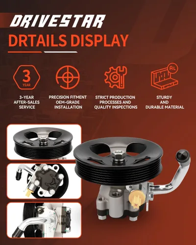 Vista 2 de Bomba de dirección asistida 21-667, 2001-2006 para Hyundai Santa Fe, 2.7L