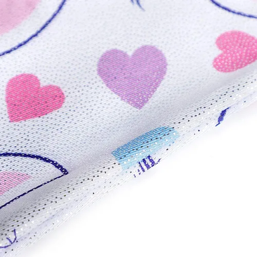 Vista 57 de HOZIY Leotardos de gimnasia para niñas, trajes de ciclismo con patrón adorable brillante