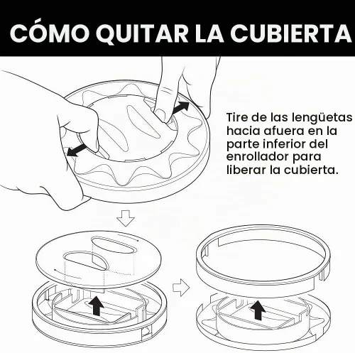 Vista 6 de HumanCentric Organizador de cables para cargador de MacBook, carrete de cable para cargadores de MacBook, estuche de carga de viaje para Mac