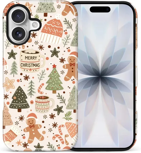 Vista 64 de Funda para iPhone 13 iPhone 14, a prueba de golpes, funda protectora híbrida de 2 capas, doble protección contra caídas, antiarañazos, diseño Rojo