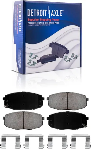 Vista 25 de Detroit Axle - Pastillas de freno para Avalanche Express Suburban Savana Yukon XL 1500 Chevy Tahoe GMC Cadillac Escalade, Pastillas de freno