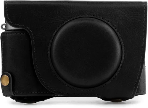 Vista 8 de MegaGear MG1892 Ever Ready - Funda de piel auténtica para cámara compatible con Fujifilm X100V, color negro
