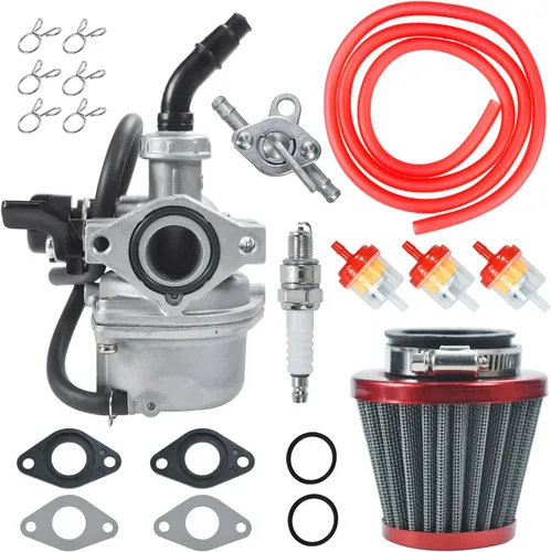 Vista 10 de HOLATO Kit de Carburador PZ19 Carb Filtro de Aire Línea de Combustible para 50cc 70cc 90cc 110cc 125cc Tao Tao GK110 Baja SSR Apollo Coolster Chino