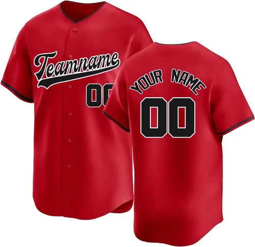 Vista 38 de Camiseta de béisbol personalizada cosida con el nombre del equipo, número de equipo, camisas con logotipo, uniforme deportivo impreso para hombres