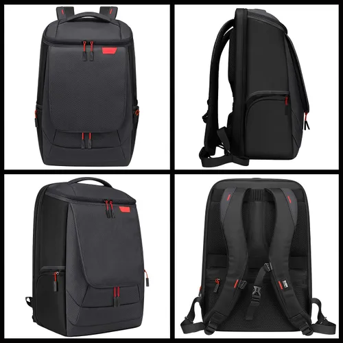 Vista 2 de Console Backpack with PS5, Large Capacity Travel Carrying Case for Sony PlayStation5 Console Digital Edition, Storage for Controller